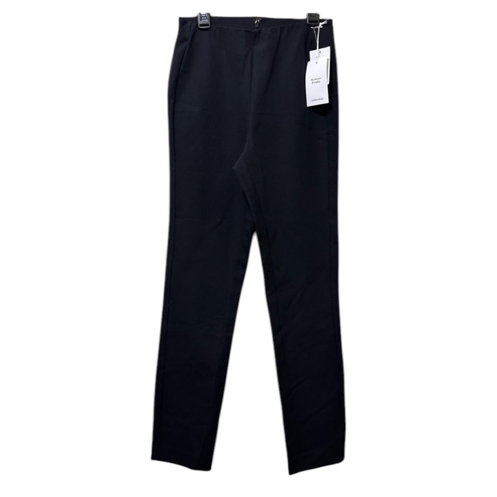 Nordstrom Black Straight Leg Dress Pants 0
